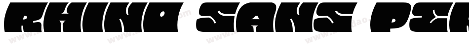 RHINO SANS PERSONAL USE字体转换